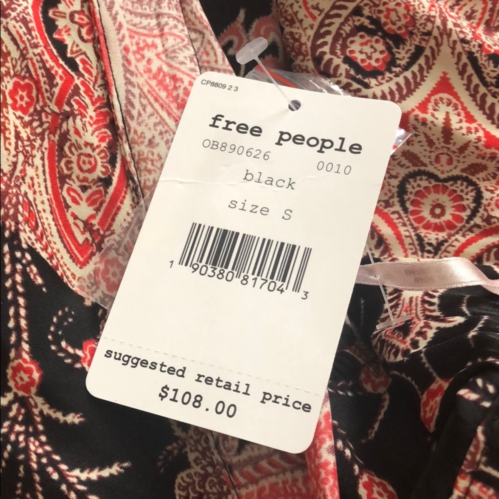 Free People Field of Butterflies Swing Back Top - Picture 4 of 7